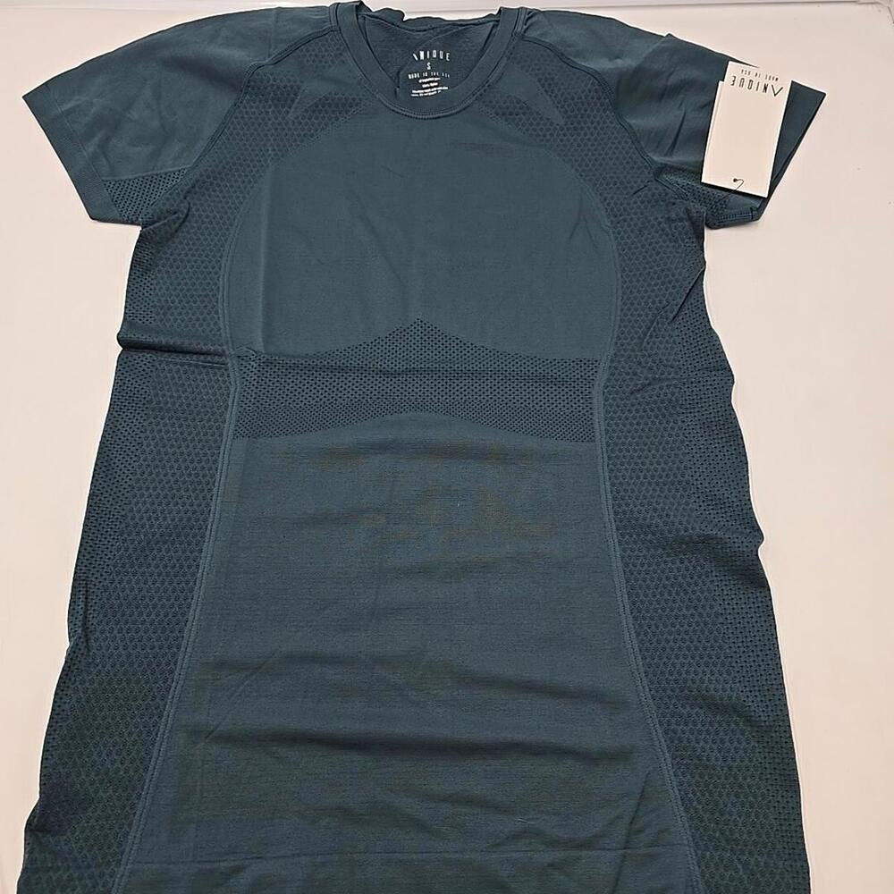 ANIQUE Women's Signature Short Sleeve‎ Riding Equestrian Peppermint XS Shirt NWT - Picture 5 of 10